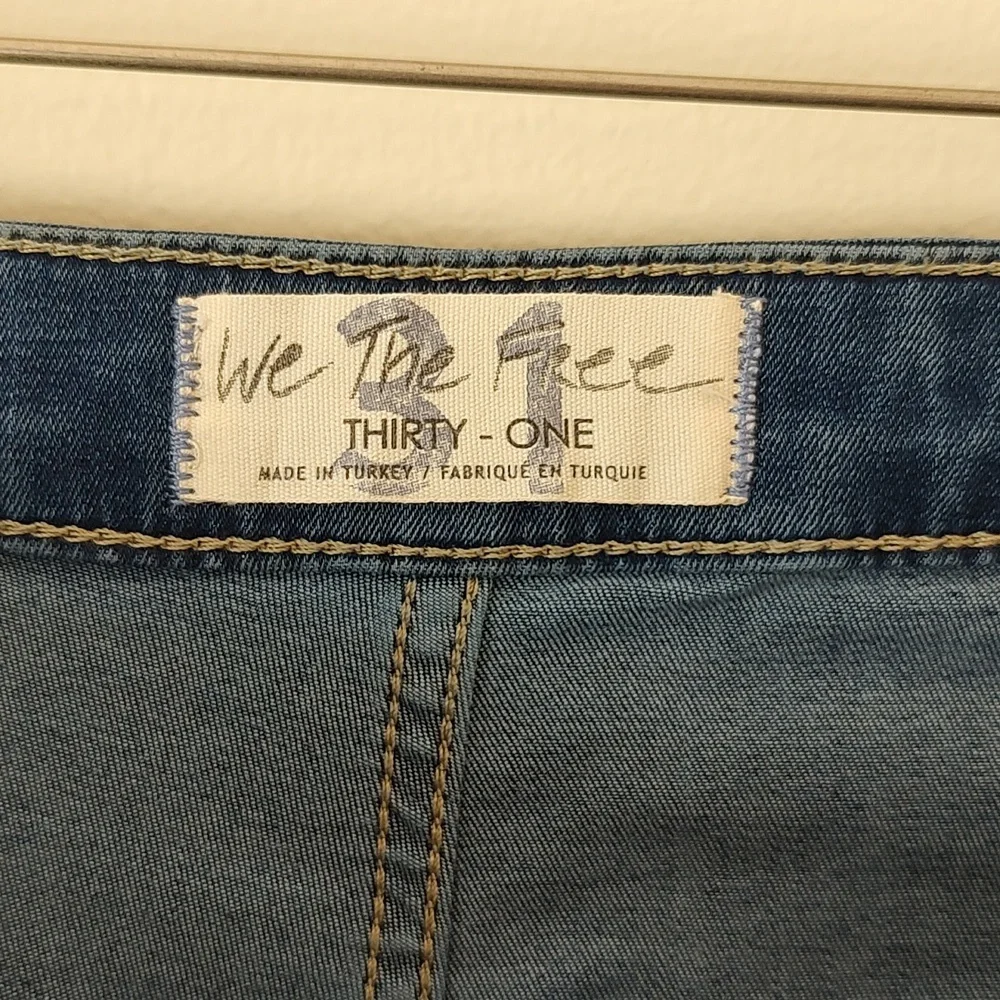 🔥HP🔥Free People Just Float On Flare Bell Bottom Jeans Vintage Inspired Size 31 - Picture 5 of 8